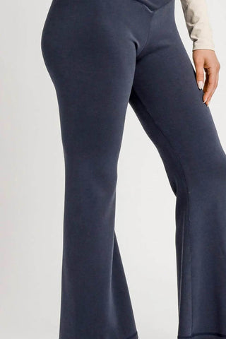 Umgee High-Waisted Flare Leggings - Just Believe Boutique