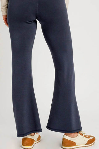 Umgee High-Waisted Flare Leggings - Just Believe Boutique