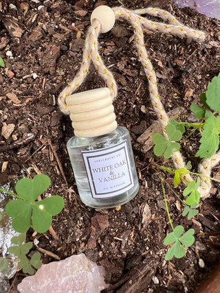 White Oak & Vanilla Hanging Car Freshener Diffuser - Just Believe Boutique
