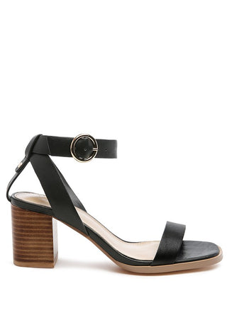 RAG&CO DOLPH STACK BLOCK HEELED SANDAL - JustBelieve.Boutique