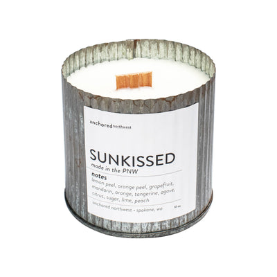Sunkissed Wood Wick Rustic Vintage Candle - Just Believe Boutique