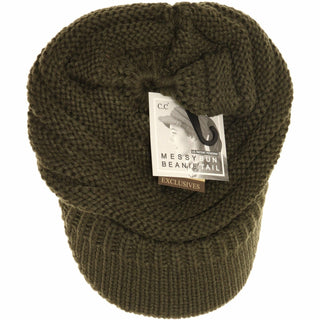 Knit Beanie Tail CC Cap