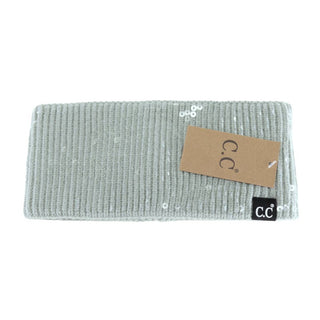 C.C. Beanie - Allover Clear Sequin Head Wrap