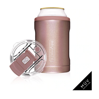 HOPSULATOR DUO MÜV 2-IN-1 | GLITTER ROSE (12OZ CANS/TUMBLER) - Just Believe Boutique