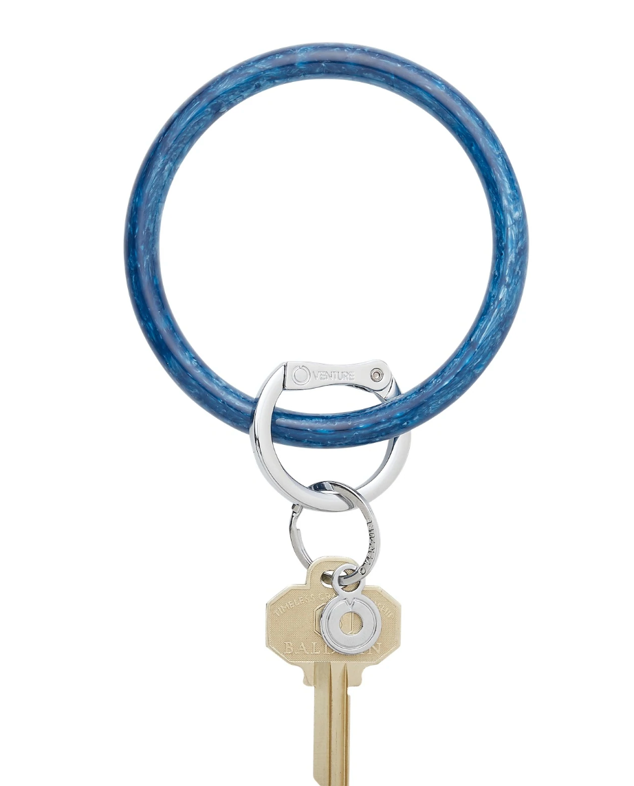 Resin Key Ring Navy - JustBelieve.Boutique