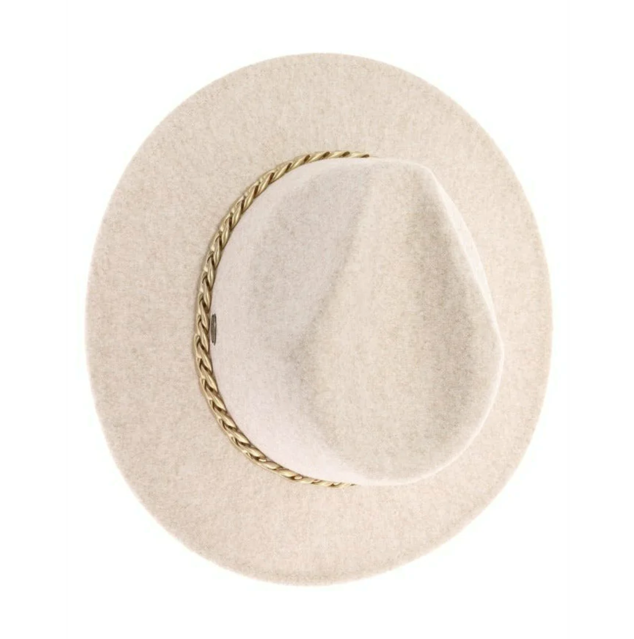 Chain Trim Vegan Fabric C.C Panama Hat - JustBelieve.Boutique