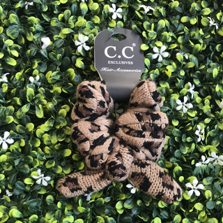 Cheetah Hair Scrunchies - Just Believe Boutique