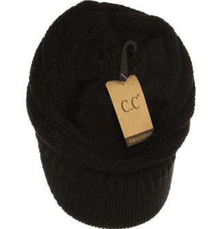C.C Knit Beanie Hat - Just Believe Boutique