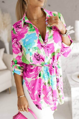 Floral Watercolor Tunic - Just Believe Boutique