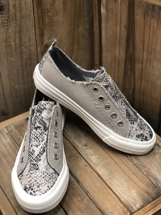 Adalyn Grey Shoe - Just Believe Boutique