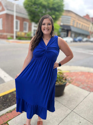 Royal Blue Maxi Dress - JustBelieve.Boutique