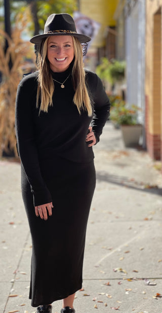 Skirt Set - Black - Just Believe Boutique