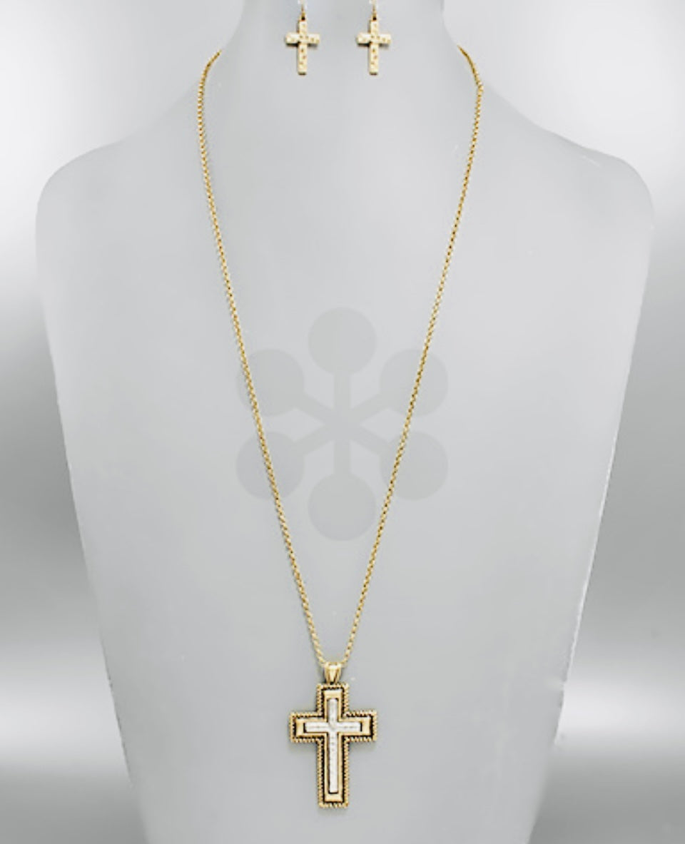 Cross Necklace - Just Believe Boutique
