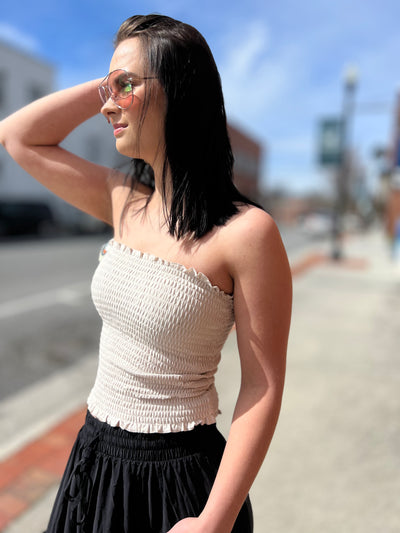 Smocked Tube Top - JustBelieve.Boutique