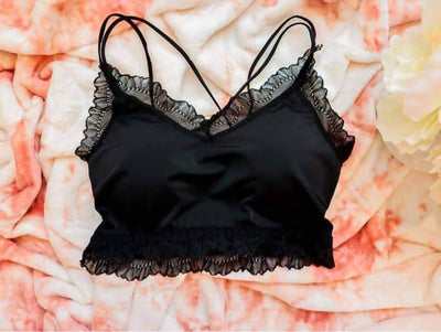 Next Big Thing Lace Bralette In Black • Impressions Online Boutique