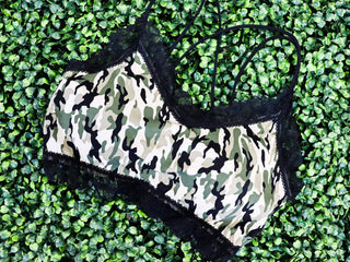 Original Lace Bralette - Camo - Just Believe Boutique