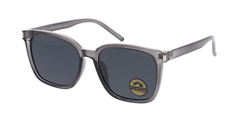 Plastic Large Square Frame Metal Accent Sunglasses - Just Believe Boutique