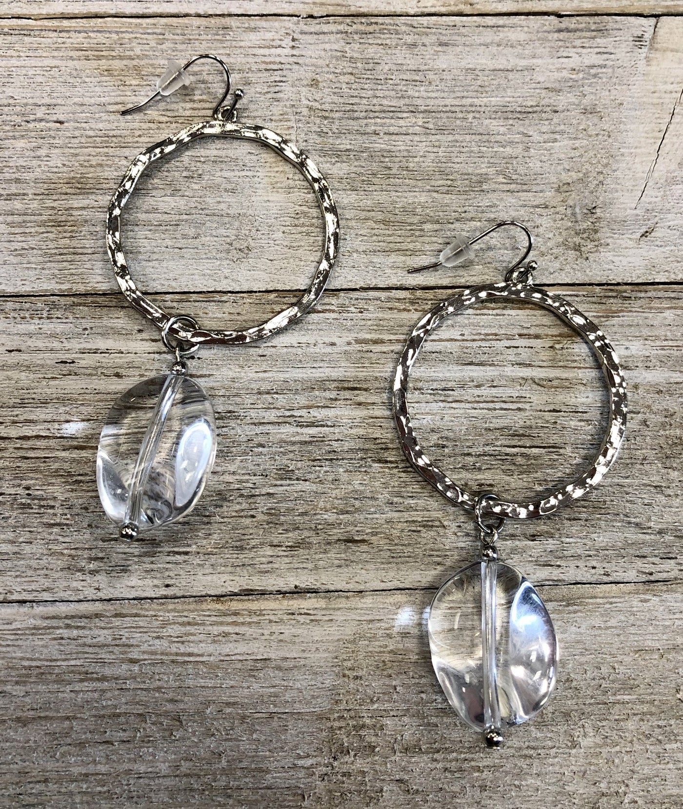 Silver Hoop Earrings - Just Believe Boutique
