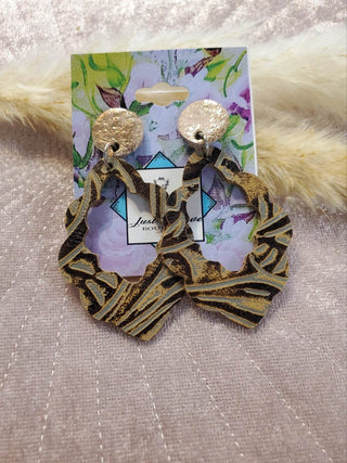 Leather Antiqued with rose gold - Just Believe Boutique