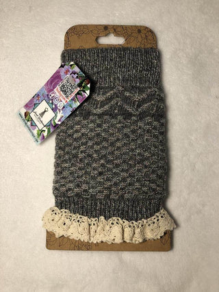 Leg warmers with lace trim - Just Believe Boutique