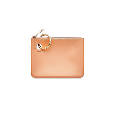 Solid Rose Gold Mini Pouch - Just Believe Boutique