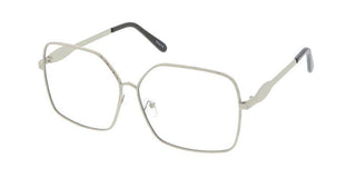 Metal Oversized Vintage Inspired Rimless Computer Glasses Blue Light Filtering Clear Lens - Just Believe Boutique