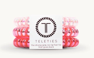Think Pink - Teleties - Just Believe Boutique