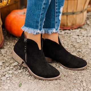 Divine Black Bootie - Just Believe Boutique