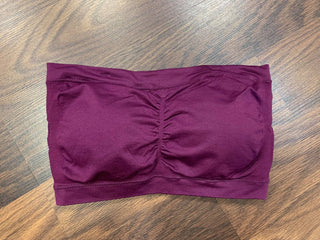 Dark Plum Bandeau - Just Believe Boutique