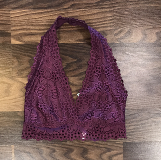 Lace Halter Bralette w/ clasp - Just Believe Boutique